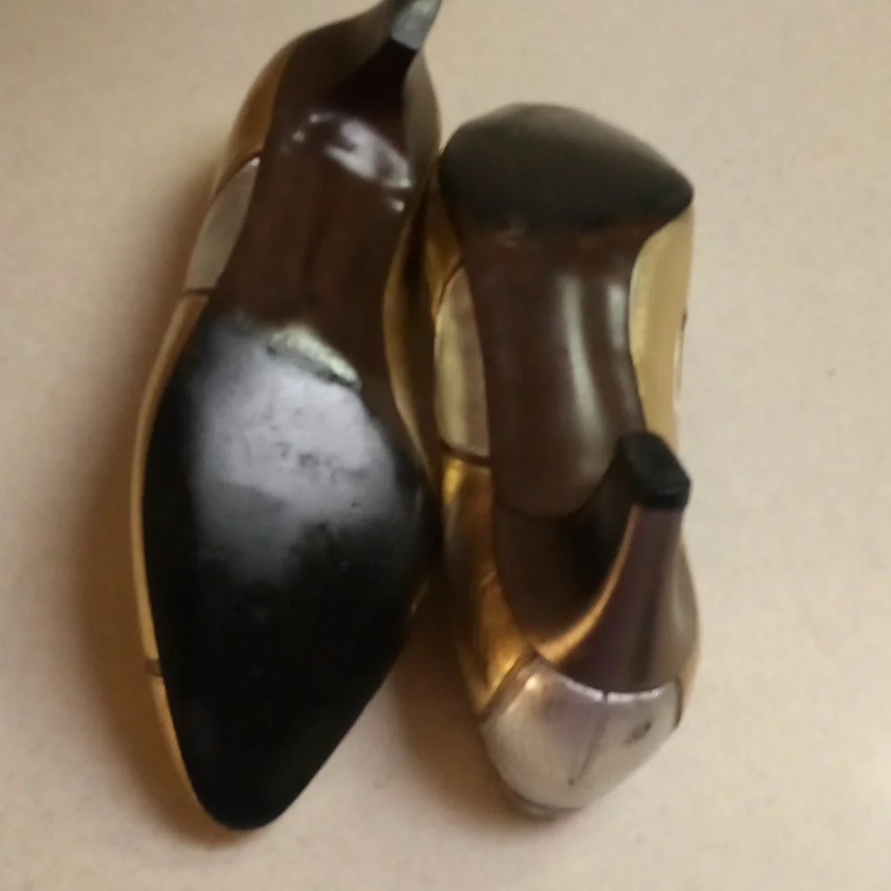 Metallic Gold/Silver 2" Heels by Selby - Picture 4 of 7